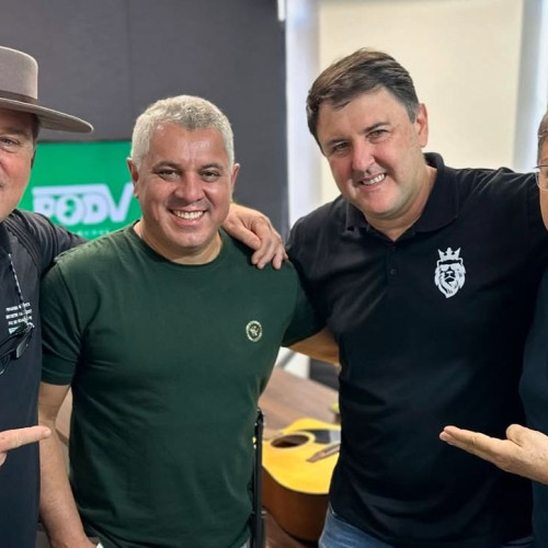 Iedo Madalozzo, Gilmar Rodrigues e Cleiton Damin